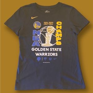 2021-22 Nike NBA Warriors Champs Shirt